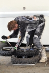 Maxxis FIM Enduro World Championship 2012 Finland, Aigar Leok changing tyre, TM