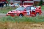 Ari K&Atilde;&para;n&Atilde;&para;nen, Mitsubishi Lancer, Lahti Rallisprint 2008 2. kierros