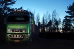 Volvo FH16 ja auringonlasku